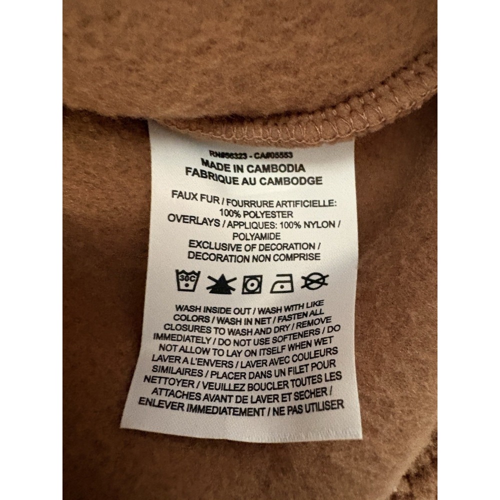NEW Nike Jordan Flight High-Pile Fleece Pullover Hoodie Brown FV7452 Mens Large - Picture 10 of 13